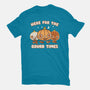 Here For The Gourd Times-mens premium tee-Weird & Punderful