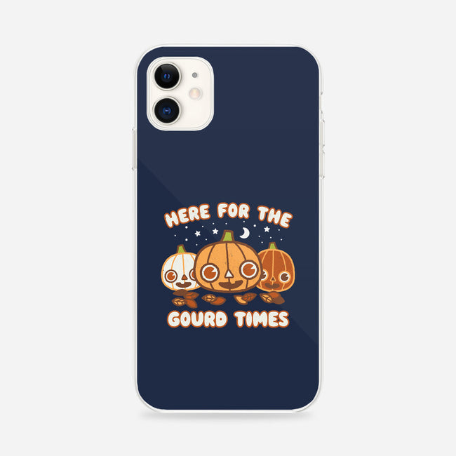 Here For The Gourd Times-iphone snap phone case-Weird & Punderful