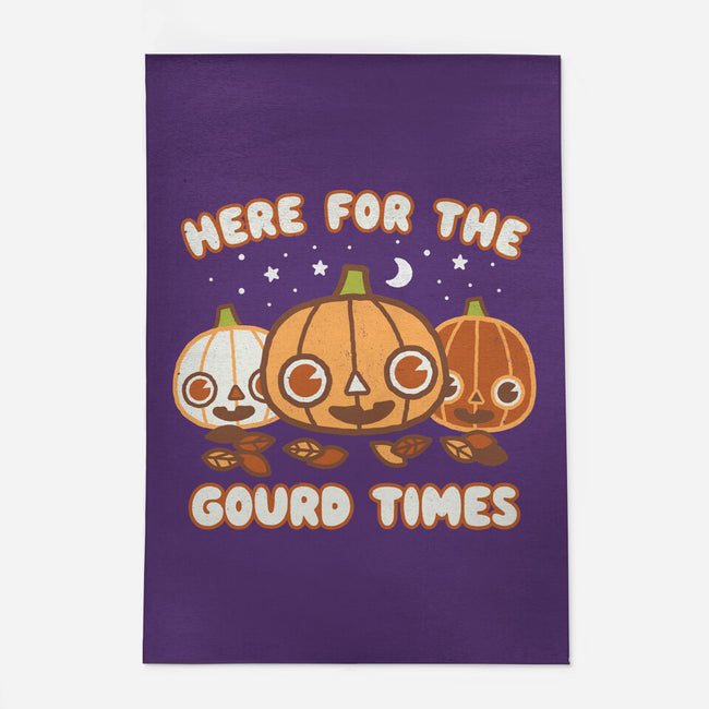 Here For The Gourd Times-none indoor rug-Weird & Punderful