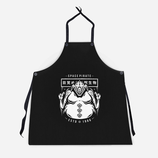 Space Pirate-unisex kitchen apron-Alundrart