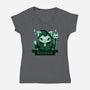 Cute Nekomancer-womens v-neck tee-xMorfina
