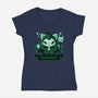 Cute Nekomancer-womens v-neck tee-xMorfina