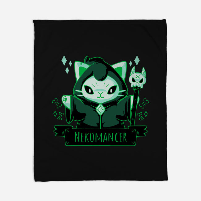Cute Nekomancer-none fleece blanket-xMorfina