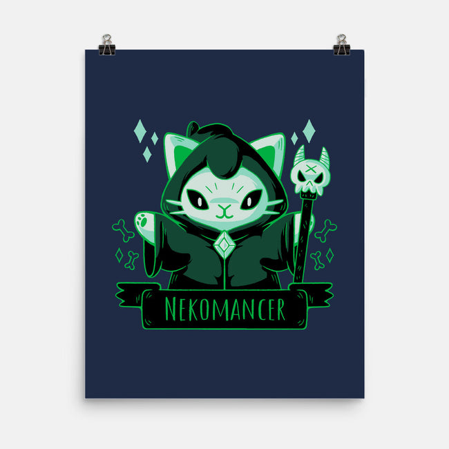 Cute Nekomancer-none matte poster-xMorfina
