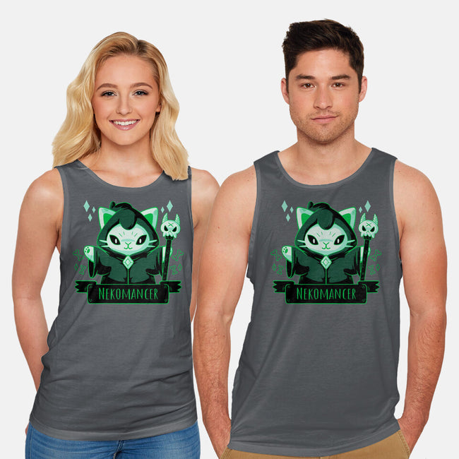 Cute Nekomancer-unisex basic tank-xMorfina