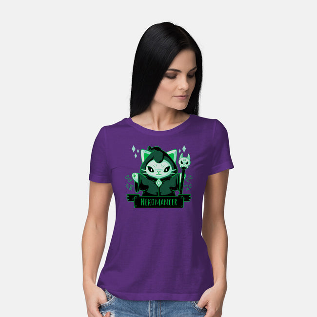 Cute Nekomancer-womens basic tee-xMorfina