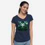 Cute Nekomancer-womens v-neck tee-xMorfina