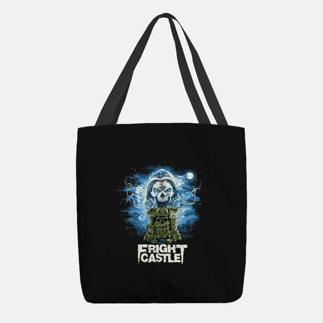 Fright Castle-none basic tote bag-zascanauta