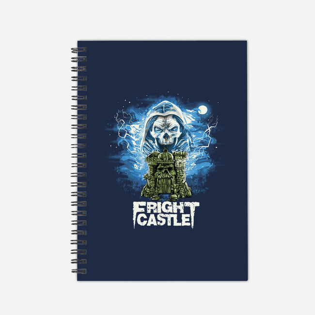 Fright Castle-none dot grid notebook-zascanauta