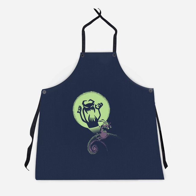 The Nightmare Of The Dog-unisex kitchen apron-Claudia