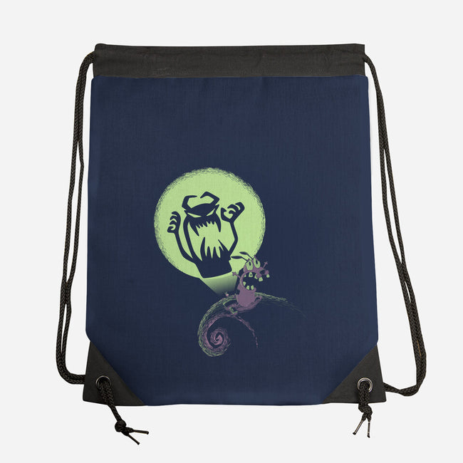 The Nightmare Of The Dog-none drawstring bag-Claudia