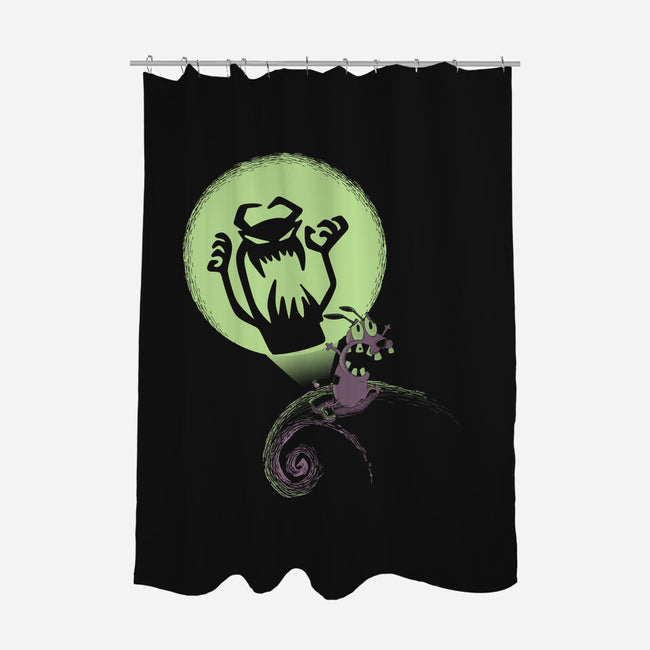 The Nightmare Of The Dog-none polyester shower curtain-Claudia