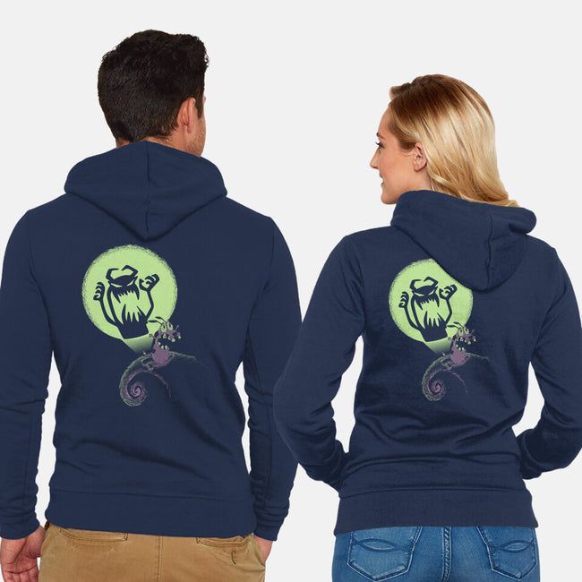 The Nightmare Of The Dog-unisex zip-up sweatshirt-Claudia