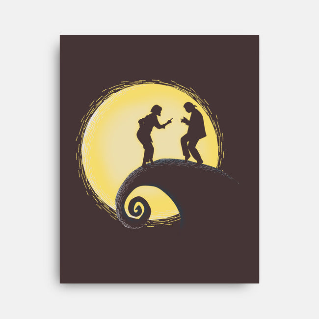 The Nightmare Before Dance-none stretched canvas-Claudia