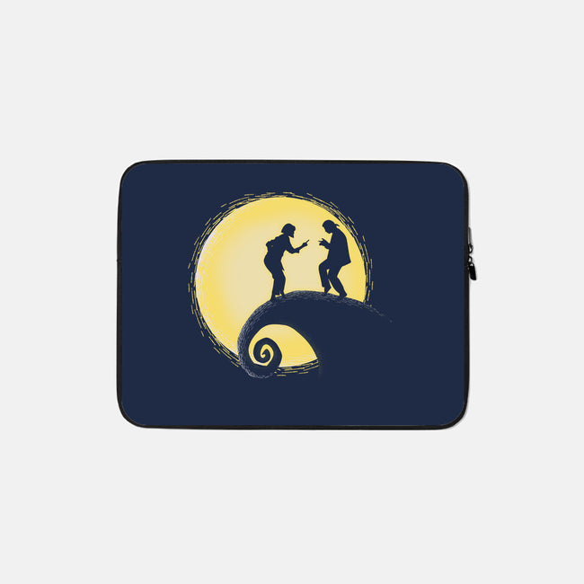 The Nightmare Before Dance-none zippered laptop sleeve-Claudia