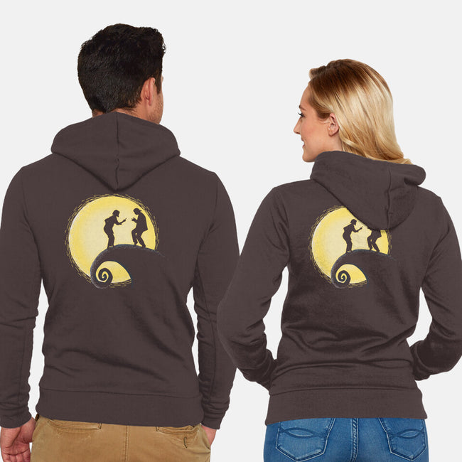 The Nightmare Before Dance-unisex zip-up sweatshirt-Claudia