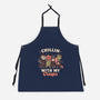 Chilling With My Creeps-unisex kitchen apron-eduely