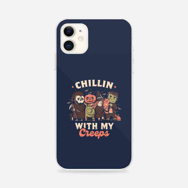 Chilling With My Creeps-iphone snap phone case-eduely