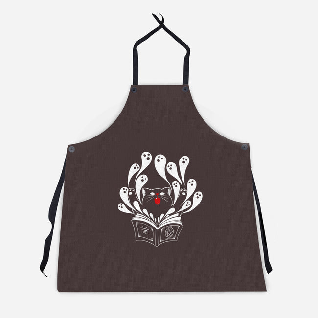 Magic Black Cat-unisex kitchen apron-marsdkart