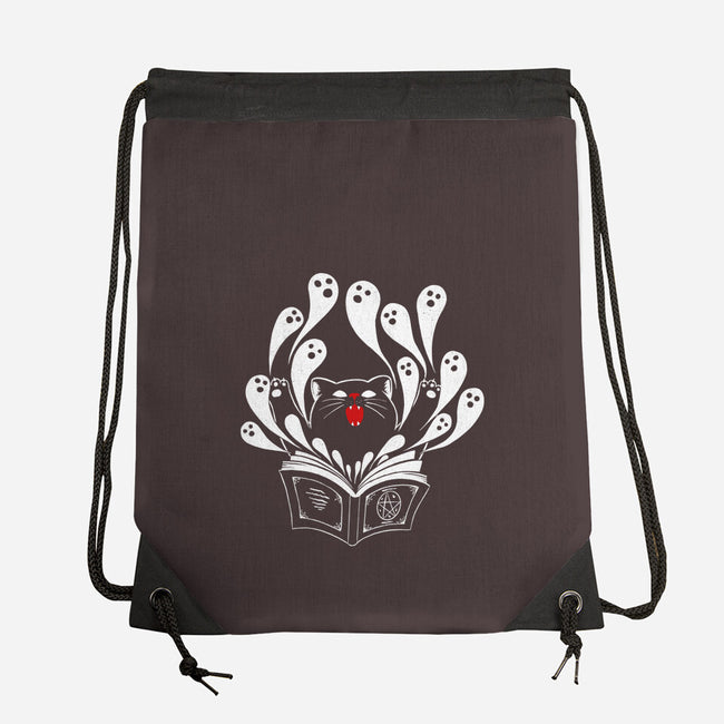 Magic Black Cat-none drawstring bag-marsdkart
