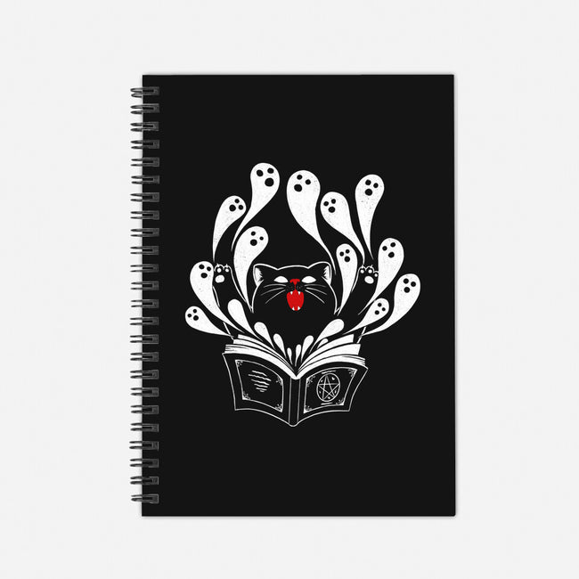 Magic Black Cat-none dot grid notebook-marsdkart