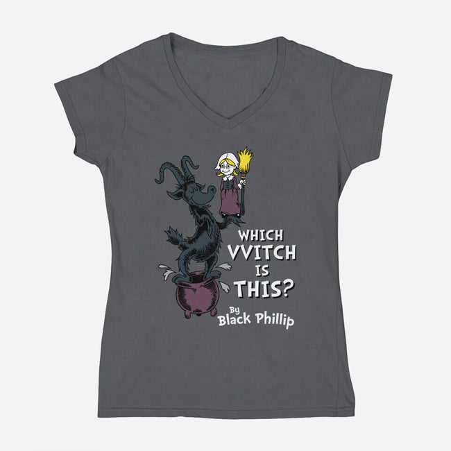 Which VVitch Is This?-womens v-neck tee-Nemons
