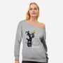 Which VVitch Is This?-womens off shoulder sweatshirt-Nemons