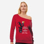 Which VVitch Is This?-womens off shoulder sweatshirt-Nemons