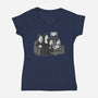 Gothic Family-womens v-neck tee-Andriu