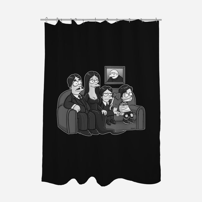 Gothic Family-none polyester shower curtain-Andriu