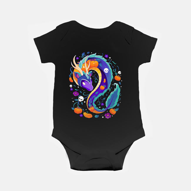 Halloween Dragon-baby basic onesie-Vallina84