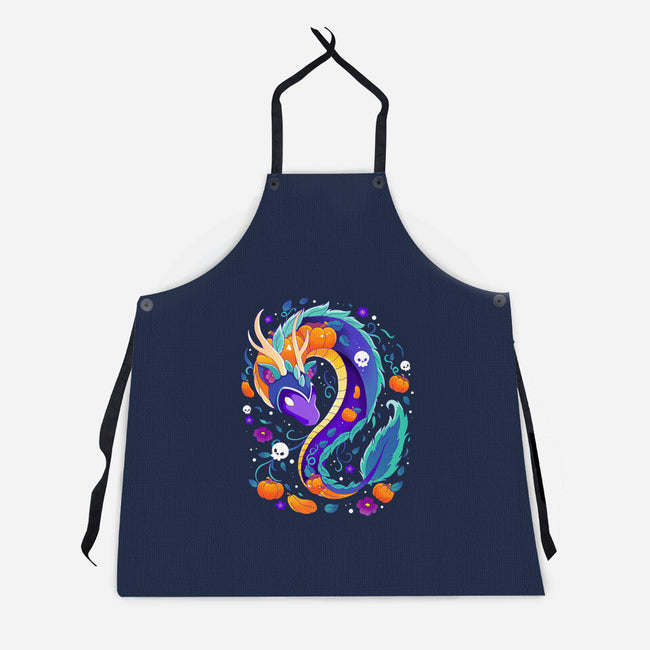Halloween Dragon-unisex kitchen apron-Vallina84