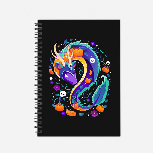 Halloween Dragon-none dot grid notebook-Vallina84
