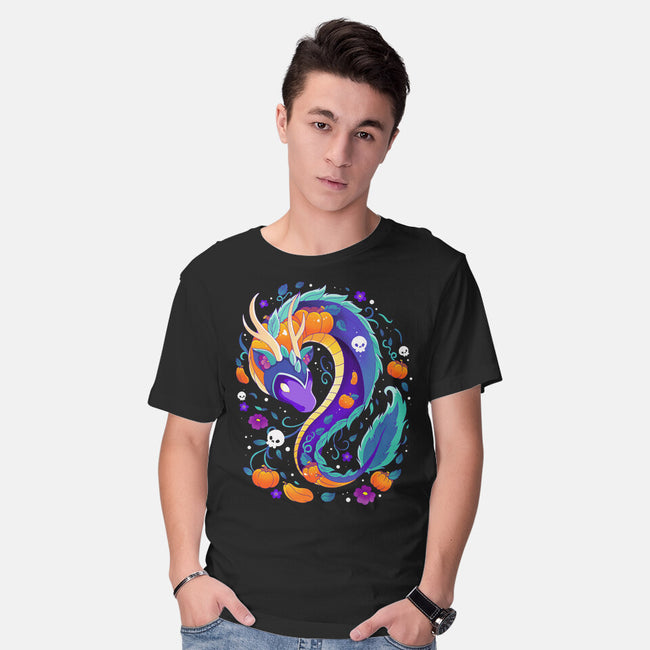 Halloween Dragon-mens basic tee-Vallina84