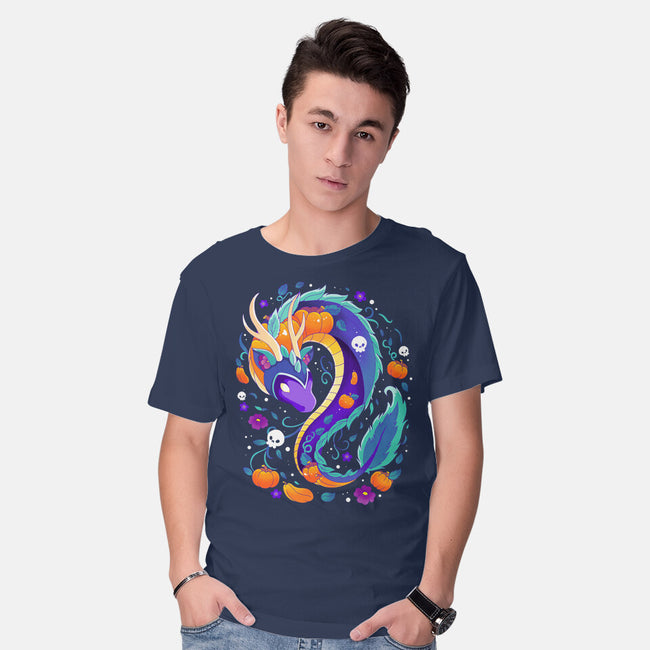 Halloween Dragon-mens basic tee-Vallina84
