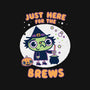 Here For The Brews-womens v-neck tee-Weird & Punderful