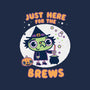 Here For The Brews-none basic tote bag-Weird & Punderful