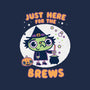 Here For The Brews-baby basic tee-Weird & Punderful