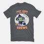 Here For The Brews-mens heavyweight tee-Weird & Punderful