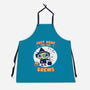 Here For The Brews-unisex kitchen apron-Weird & Punderful