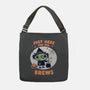 Here For The Brews-none adjustable tote bag-Weird & Punderful