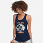 Here For The Brews-womens racerback tank-Weird & Punderful