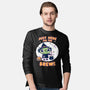 Here For The Brews-mens long sleeved tee-Weird & Punderful