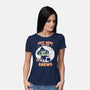 Here For The Brews-womens basic tee-Weird & Punderful