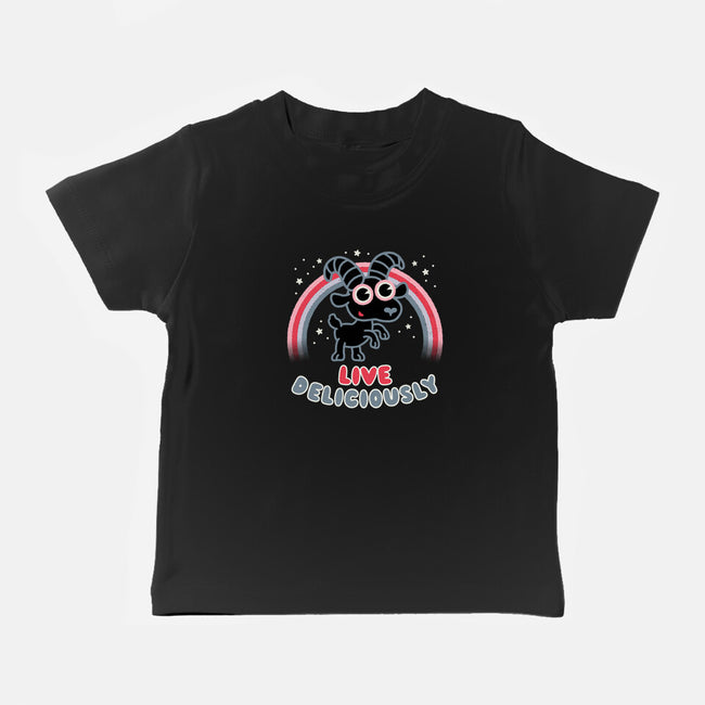 Live Deliciously Cute-baby basic tee-Weird & Punderful
