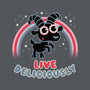 Live Deliciously Cute-none removable cover w insert throw pillow-Weird & Punderful