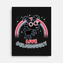 Live Deliciously Cute-none stretched canvas-Weird & Punderful