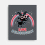 Live Deliciously Cute-none stretched canvas-Weird & Punderful