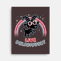 Live Deliciously Cute-none stretched canvas-Weird & Punderful