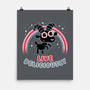 Live Deliciously Cute-none matte poster-Weird & Punderful